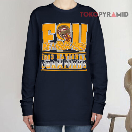 Vintage 90s Florida State 1993 Fsu Seminoles National Champions Long sleeved