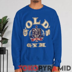 Vintage 90s Golds Gym Maroon Workout 1965 Shirt Sweatshirt