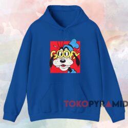Vintage 90s Goofy Big Face T-shirt 2 Vintage 90s Goofy Big Face T shirt Blue Hoodie