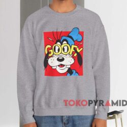 Vintage 90s Goofy Big Face T-shirt 3 Vintage 90s Goofy Big Face T shirt Grey Sweatshirt