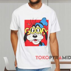 Vintage 90s Goofy Big Face T shirt White T shirt
