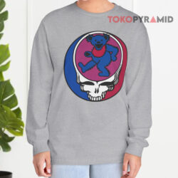 Vintage 90s Grateful Dead Skull Dancing Bear Shirt 4 Vintage 90s Grateful Dead Skull Dancing Bear Long sleeved