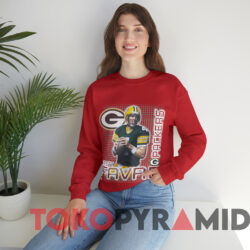 Vintage 90s Green Bay Packers Brett Favre T shirt Red Sweatshirt