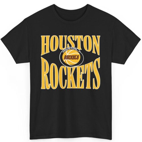 Vintage 90s Houston Rockets Spell Out Logo Shirt