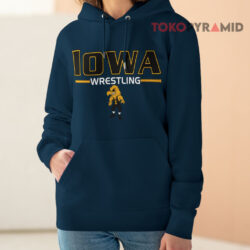 Vintage 90s Iowa Hawkeyes Spell Out Wrestling Hoodie