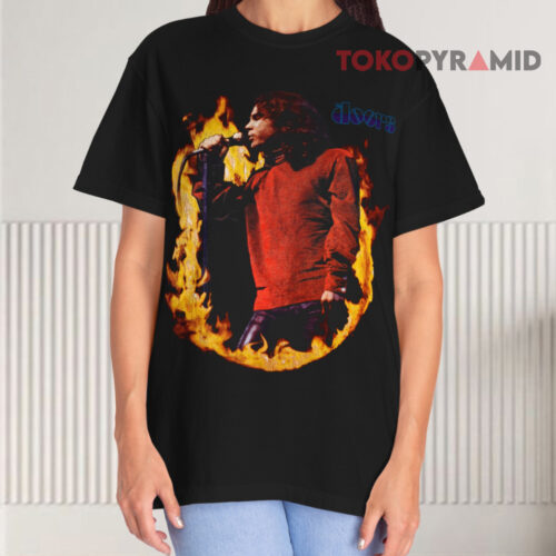 Vintage 90's Jim Morrison Light My Fire 1991 Band Black T shirt Vintage 90's Jim Morrison Light My Fire 1991 Band Black T shirt