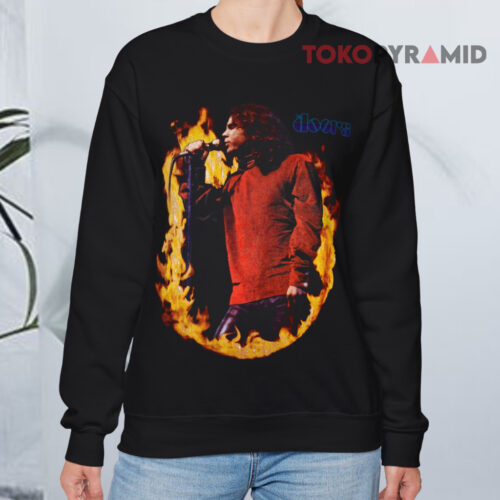 Vintage 90's Jim Morrison Light My Fire 1991 Band Sweatshirt Vintage 90's Jim Morrison Light My Fire 1991 Band Sweatshirt