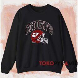 Vintage 90s Kansas City Chiefs NFL Football Shirt 3 Vintage 90s Kansas City Chiefs Nfl Football Shirt Black Sweatshirt