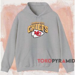 Vintage 90s Kansas City Chiefs Tee Grey Hoodie