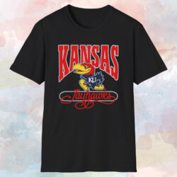 Vintage 90s Kansas Jayhawks Basketball Shirt Black T shirt