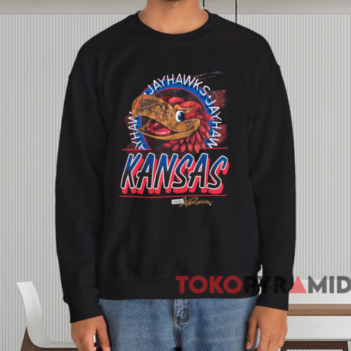 Vintage 90s Kansas Jayhawks Shirt Black Sweatshirt Vintage 90s Kansas Jayhawks Shirt Black Sweatshirt