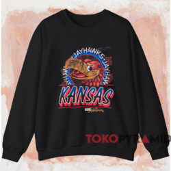 Vintage 90s Kansas Jayhawks Shirt 4 Vintage 90s Kansas Jayhawks Shirt Black Sweatshirt