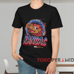 Vintage 90s Kansas Jayhawks Shirt Black T shirt