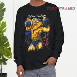 Vintage 90s Lex Luger The Total Package WCW Wrestling Shirt 4 Vintage 90s Lex Luger The Total Package Wcw Wrestling Long sleeved