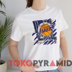 Vintage 90s Los Angeles Lakers Magic Johnson Unique Tee X Large White T shirt