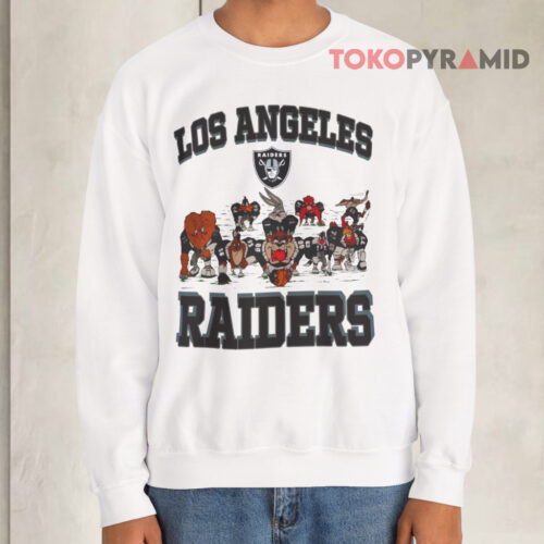 Vintage 90s Los Angeles Raiders Taz Looney Tunes Sweatshirt