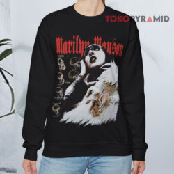 Vintage 90s Marilyn Manson Evolution Of Men Skull Shirt 3 Vintage 90s Marilyn Manson Evolution Of Men Skull Sweatshirt