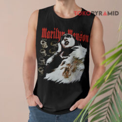 Vintage 90s Marilyn Manson Evolution Of Men Skull Shirt 2 Vintage 90s Marilyn Manson Evolution Of Men Skull Tank Top