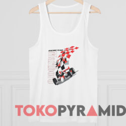 Vintage 90s Marlboro Racing Team Shirt 4 Vintage 90s Marlboro Racing Team Shirt White TankTop
