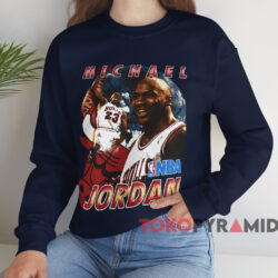 Vintage 90s Michael Jordan NBA T-shirt 4 Vintage 90s Michael Jordan Nba T shirt Navy Sweatshirt