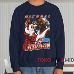 Vintage 90s Michael Jordan NBA T-shirt 3 Vintage 90s Michael Jordan Nba T shirt Navy Sweatshirt