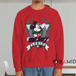 Vintage 90s Mickey Mouse Florida T-shirt 3 Vintage 90s Mickey Mouse Florida T shirt Red Sweatshirt