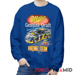 Vintage 90s Miller Genuine Draft Racing Tee Rusty Wallace Nascar Sweatshirt
