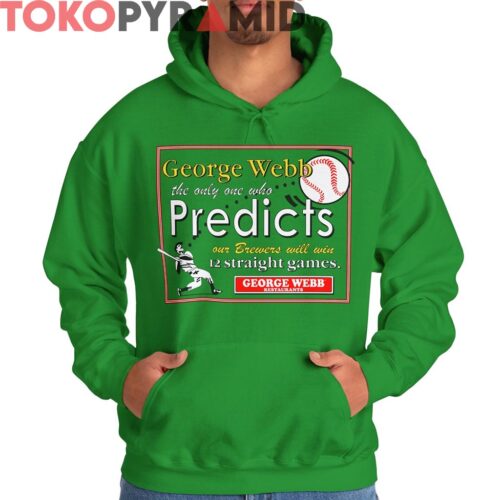 Vintage 90s Milwaukee George Webb Brewers Shirt