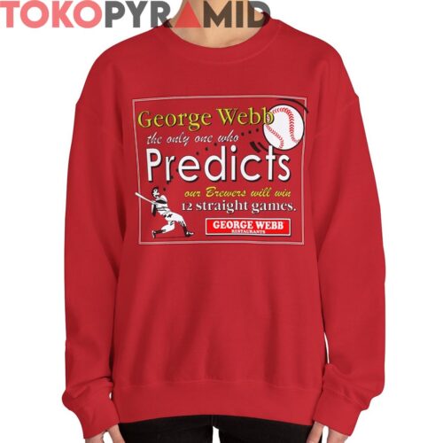 Vintage 90s Milwaukee George Webb Brewers Shirt