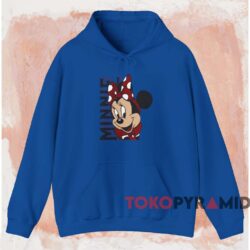 Vintage 90s Minnie Mouse T-shirt 2 Vintage 90s Minnie Mouse T shirt Blue Hoodie