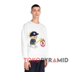 Vintage 90s Mlb New York Yankees Vs Boston Red Sox Tee White Sweatshirt