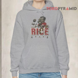 Vintage 90s NFL Jerry Rice 49ERS Caricature Shirt 4 Vintage 90s NFL Jerry Rice 49ERS Caricature Hoodie