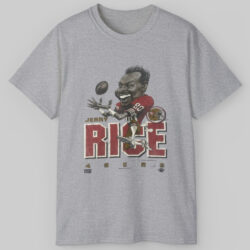 Vintage 90s NFL Jerry Rice 49ERS Caricature Shirt
