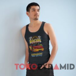 Vintage 90s Nascar Charlotte Motor Speedway Racing 500 Miles Navy Tank Top