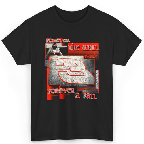 Vintage 90s Nascar Dale Earnhardt 3 Forever The Man Forever a Fan T Shirt