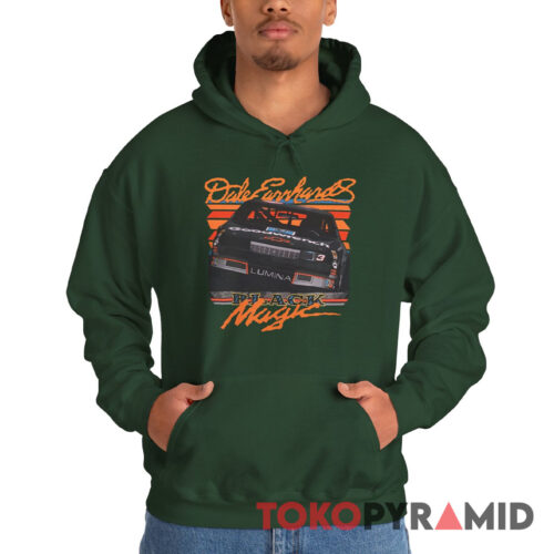 Vintage 90s Nascar Dale Earnhardt Black Magic Hoodie