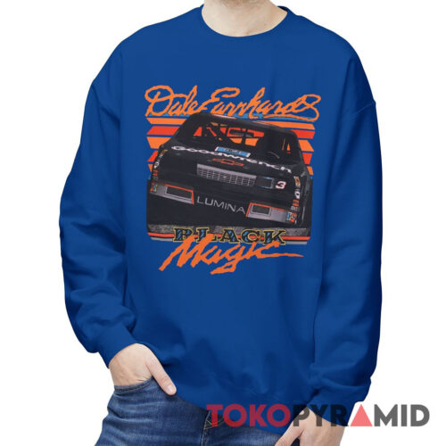 Vintage 90s Nascar Dale Earnhardt Black Magic Sweatshirt