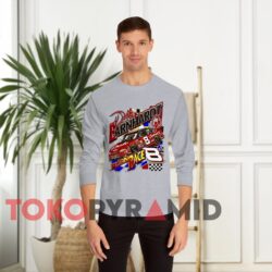 Vintage 90s Nascar Dale Earnhardt Jr. Born To Race T-shirt 4 Vintage 90s Nascar Dale Earnhardt Jr Born To Race Grey Long sleeved