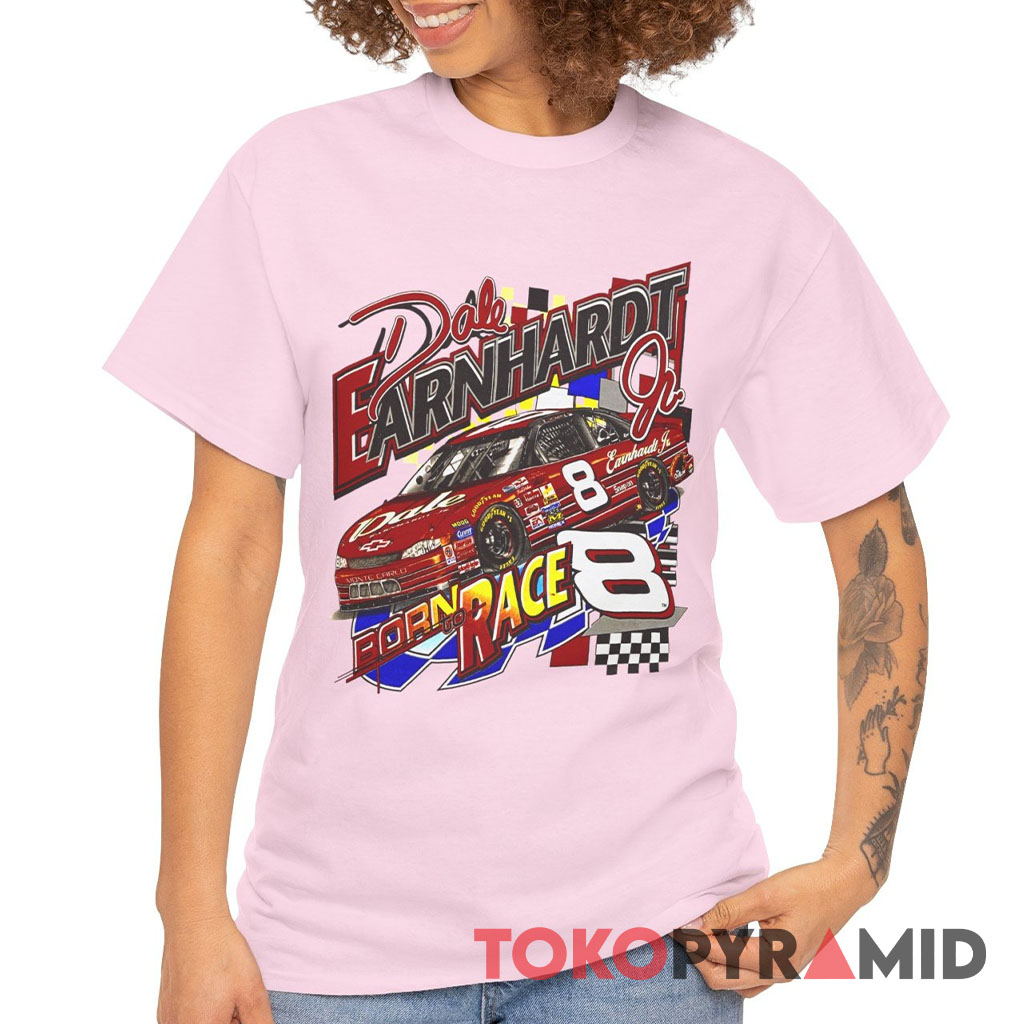 thumbnail image 2 of Racing Middle Finger T-Shirt – 90s Nascar Dale Earnhardt Style – Gildan 5000 2 of 5