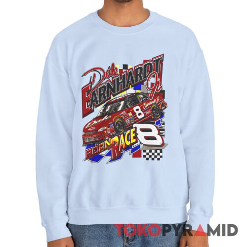 Vintage 90s Nascar Dale Earnhardt Jr Born To Race Sweatshirt
