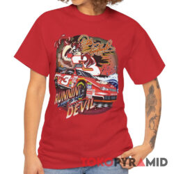 Vintage 90s Nascar Dale Earnhardt Runnin' Like The Tasmanian Devil Shirt