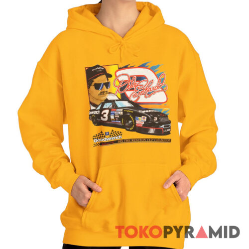Vintage 90s Nascar Dale Earnhardt Six The Winston Cup Champion Hoodie