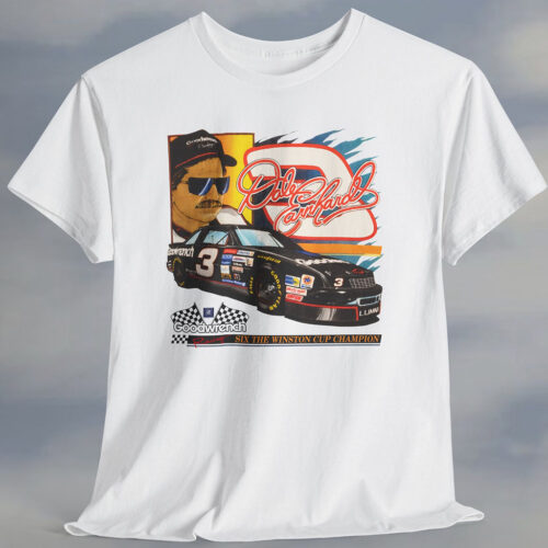 Vintage 90s Nascar Dale Earnhardt Six The Winston Cup Champion Shirt