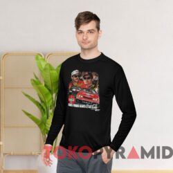 Vintage 90s Nascar Dale Earnhardt Sr. Jr. T shirt Coca Cola Black Long sleeved