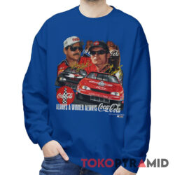 Vintage 90s Nascar Dale Earnhardt Sr Jr T shirt Coca Cola Sweatshirt