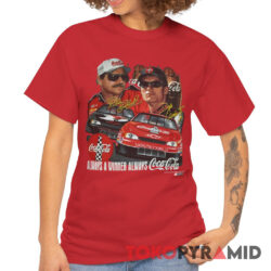 Vintage 90s Nascar Dale Earnhardt Sr Jr T shirt Coca Cola T Shirt