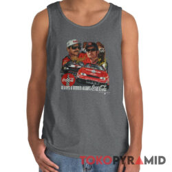 Vintage 90s Nascar Dale Earnhardt Sr Jr T shirt Coca Cola Tank Top