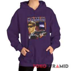 Vintage 90s Nascar Denny Hamlin FedEx Every Day Is Race Day Hoodie