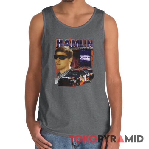 Vintage 90s Nascar Denny Hamlin FedEx Every Day Is Race Day Tank Top
