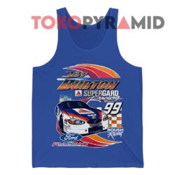 Vintage 90s Nascar Jeff Burton Citgo Supergard Racing T-shirt 4 Vintage 90s Nascar Jeff Burton Citgo Supergard Racing Royal Blue Tank Top